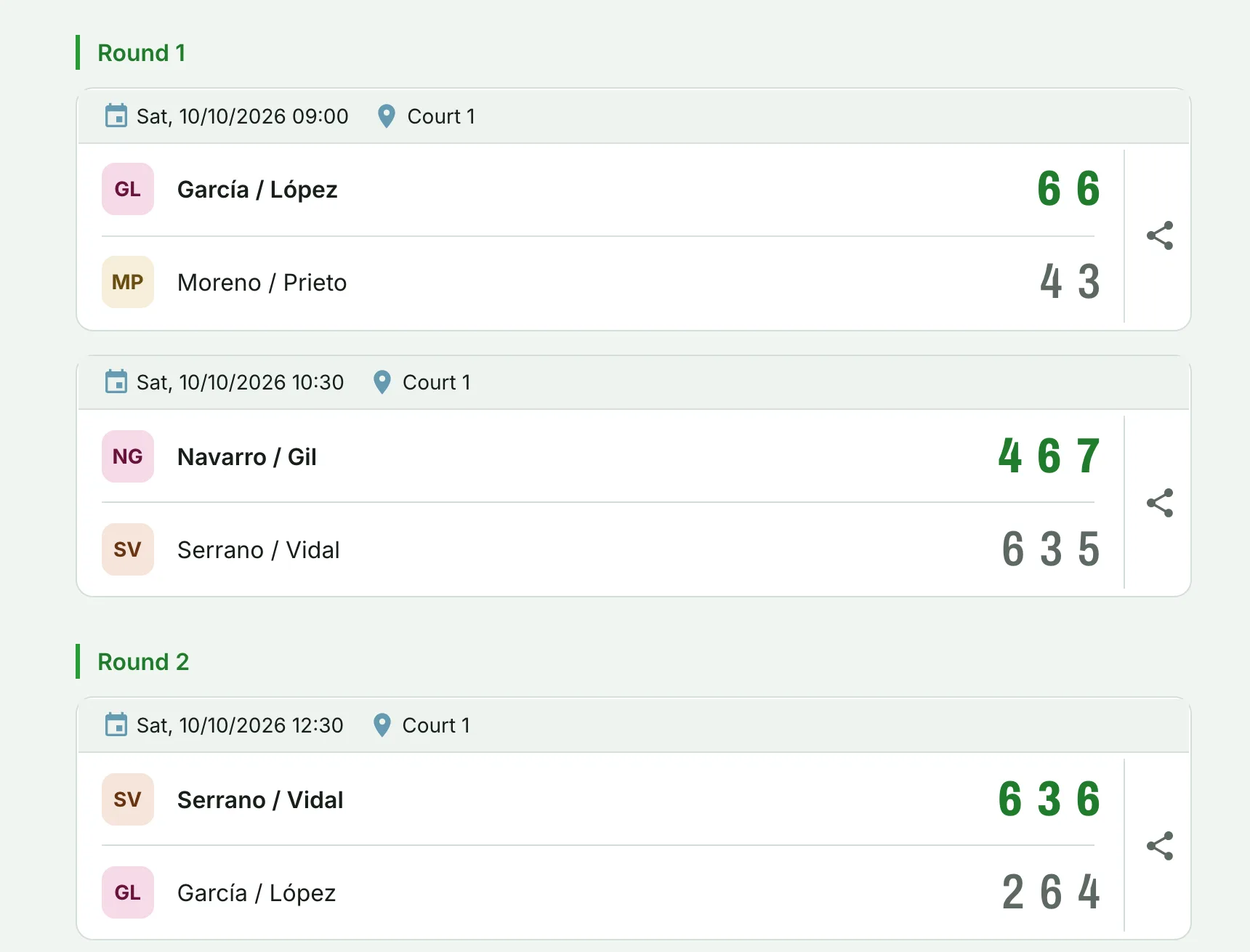 Padel tournament software for clubs and communities