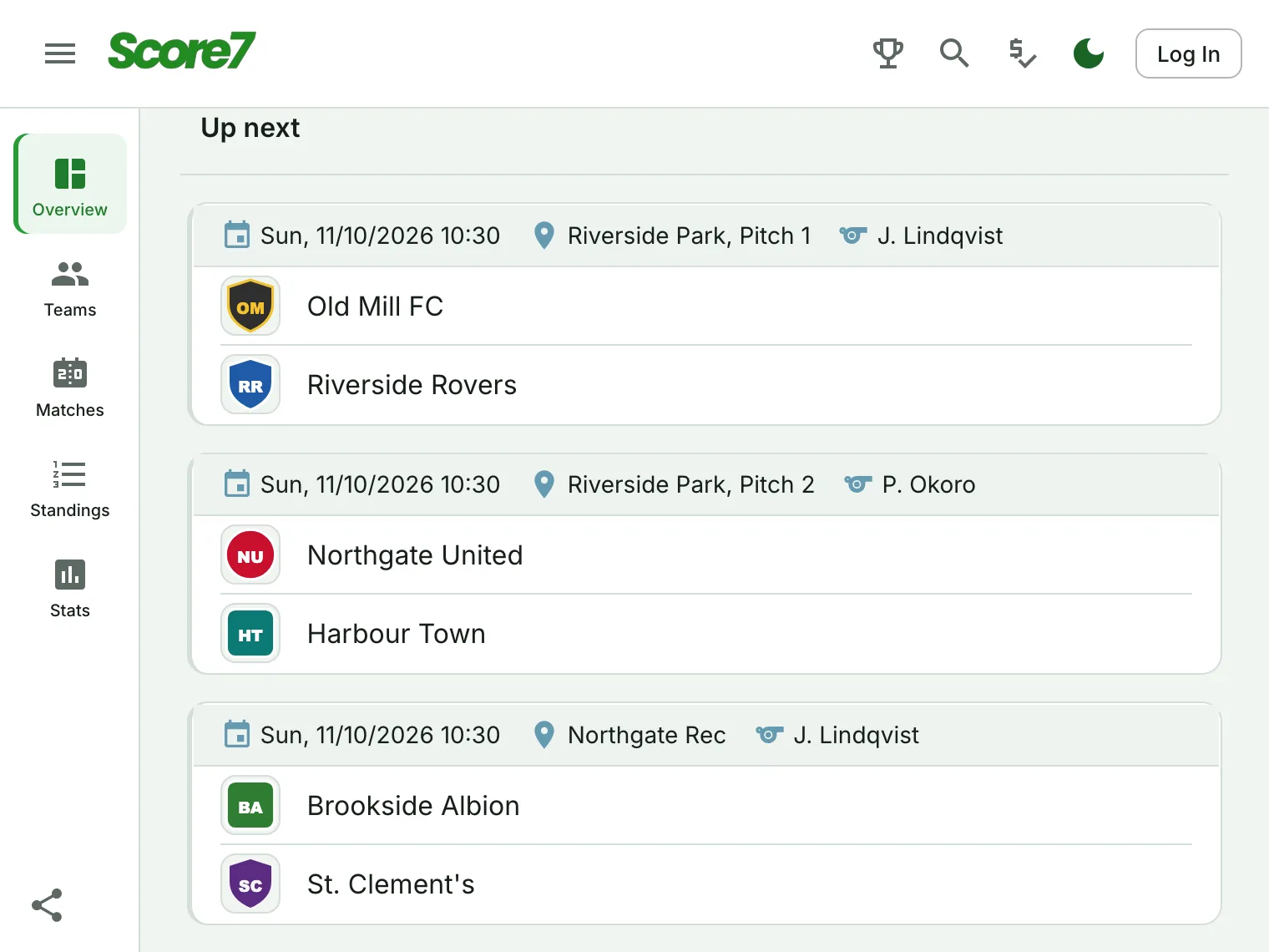 Share your tournament's live scores with one link